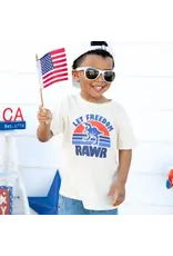 Sweet Wink Sweet Wink- Let Freedom Rawr S/S Natural TShirt