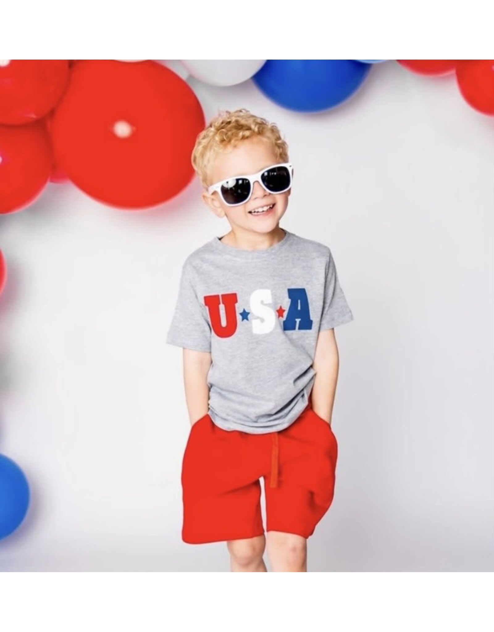 Sweet Wink- USA S/S Gray Shirt