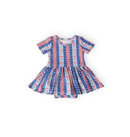 Mila & Rose Mila & Rose-  All-American Girl Twirl Flutter Bodysuit
