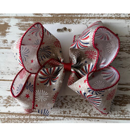 JP- Khaki Firework Large Bow