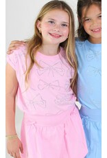 Paper Flowers- Rhinestone Dolman Fairy Tale Top