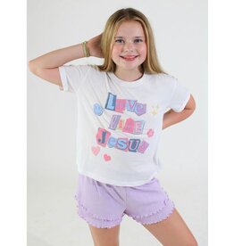 Paper Flowers- Love Like Jesus Graphic Tee