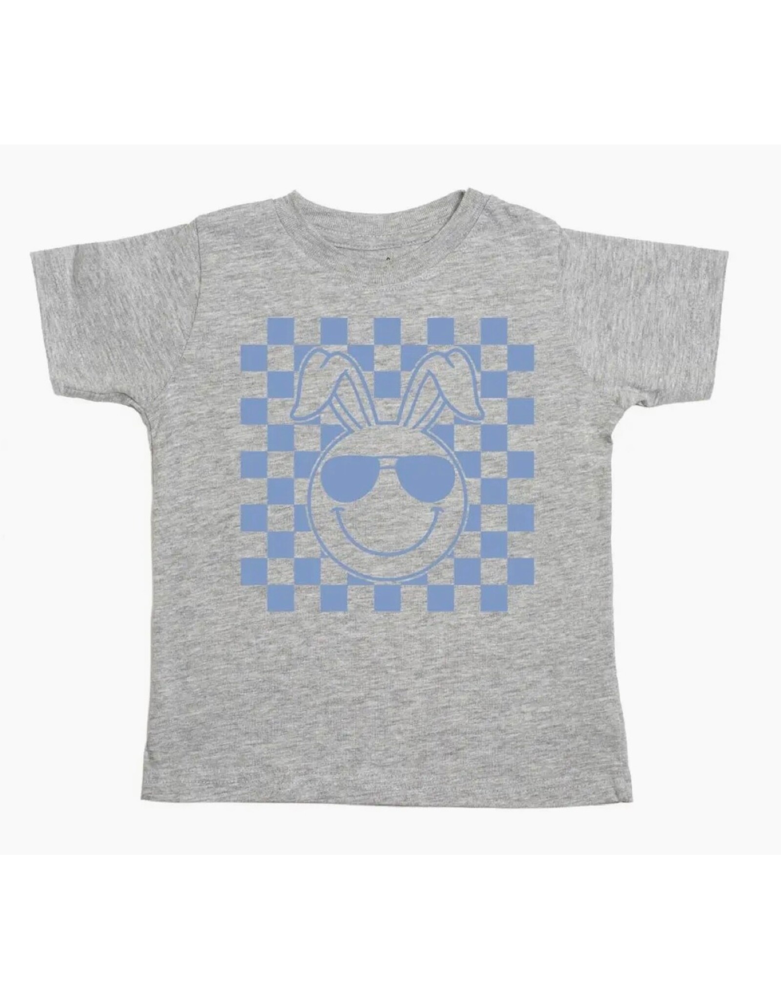 Sweet Wink-Easter Bunny Smiley S/S Gray TShirt