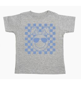 Sweet Wink-Easter Bunny Smiley S/S Gray TShirt