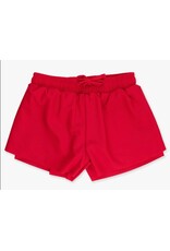 Ruffle Butts Ruffle Butts- Red Active Butterfly Shorts