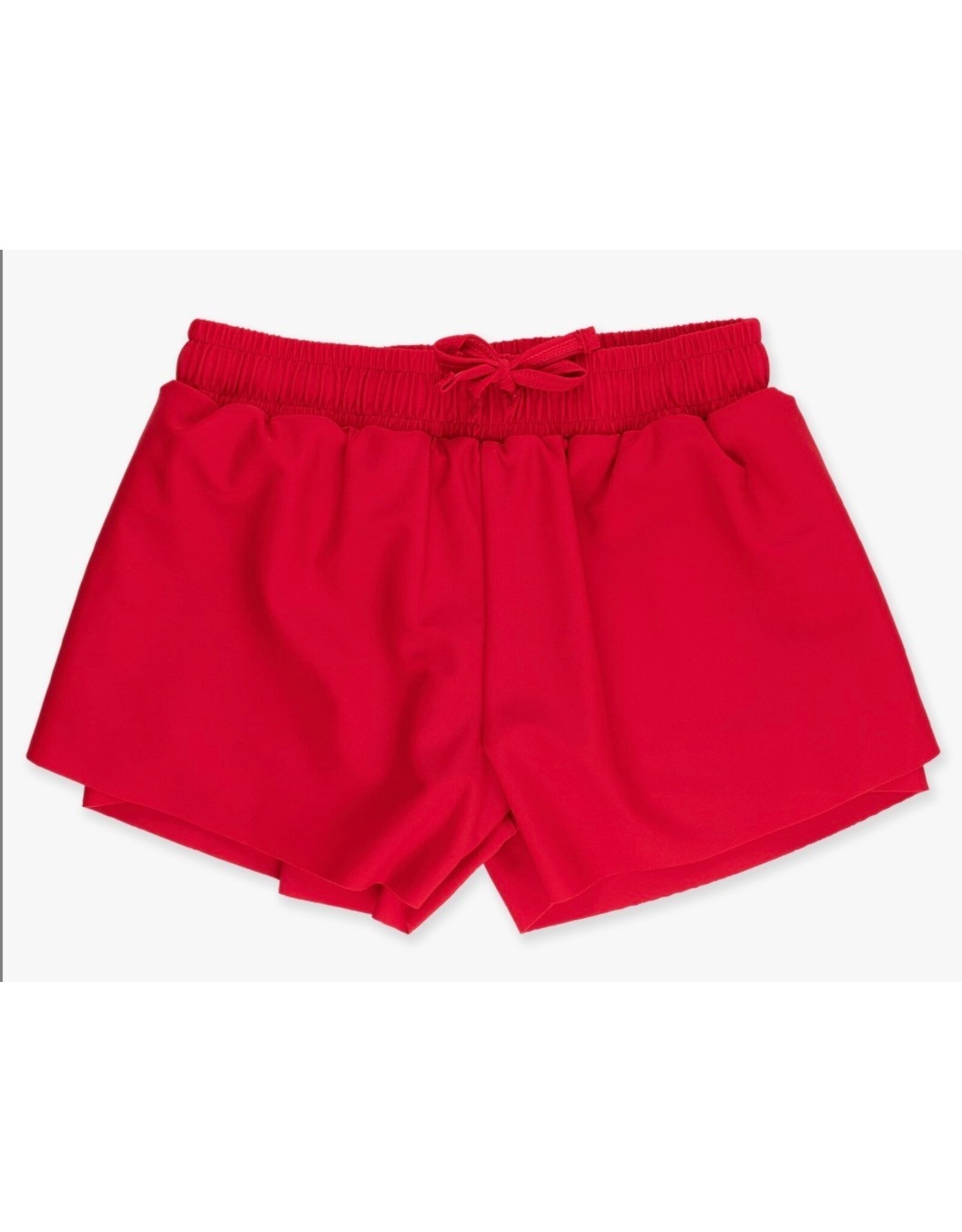 Ruffle Butts Ruffle Butts- Red Active Butterfly Shorts