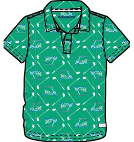 Ruffle Butts Ruffle Butts- Course Cruiser Knit Performance Polo