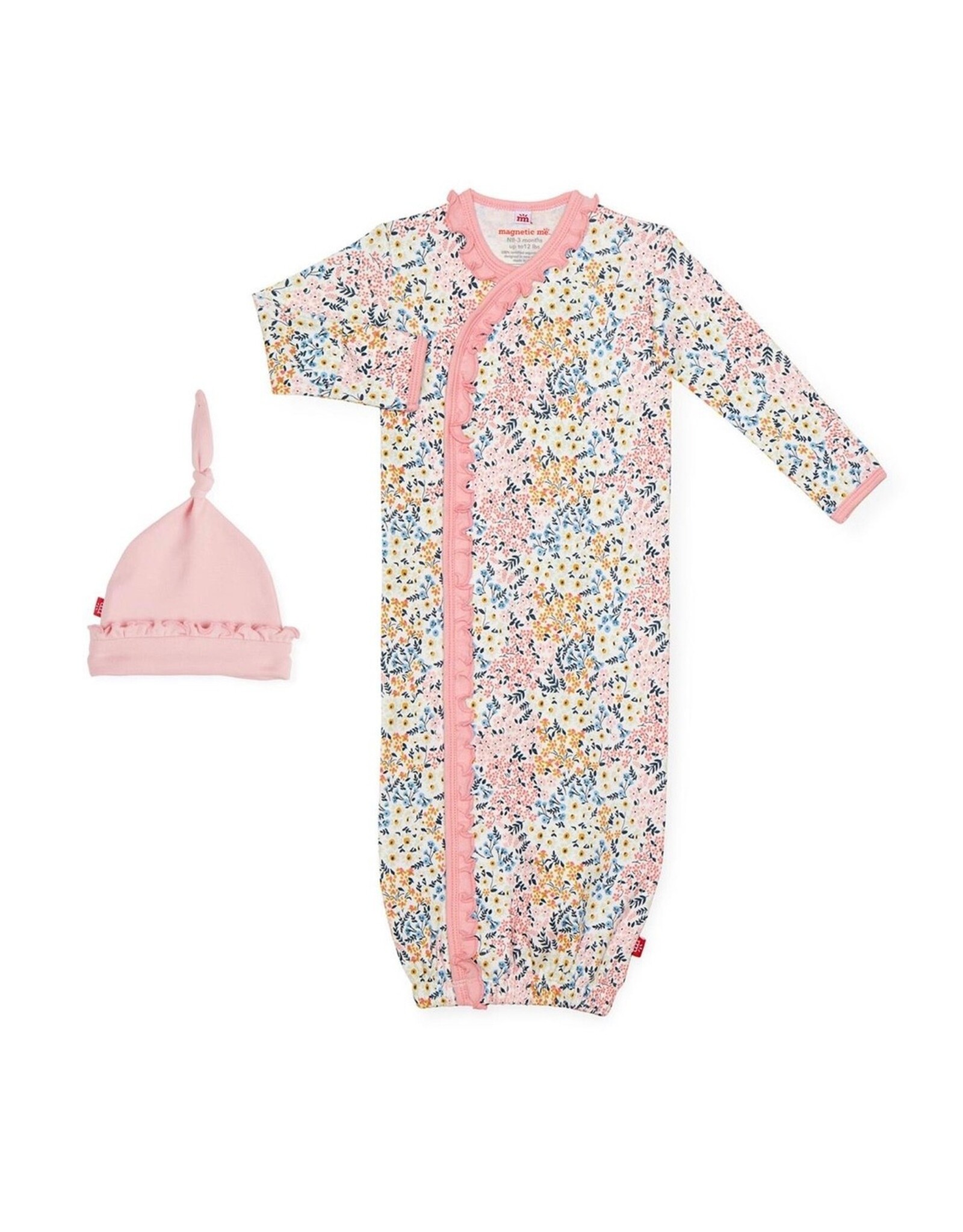 Magnetic Me Magnetic Me- Chelsea Magnetic Gown & Hat (NB-3M)