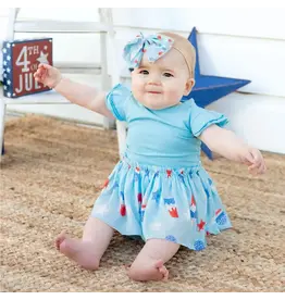 Sweet Wink- Bomb Pop S/S Tutu Bodysuit