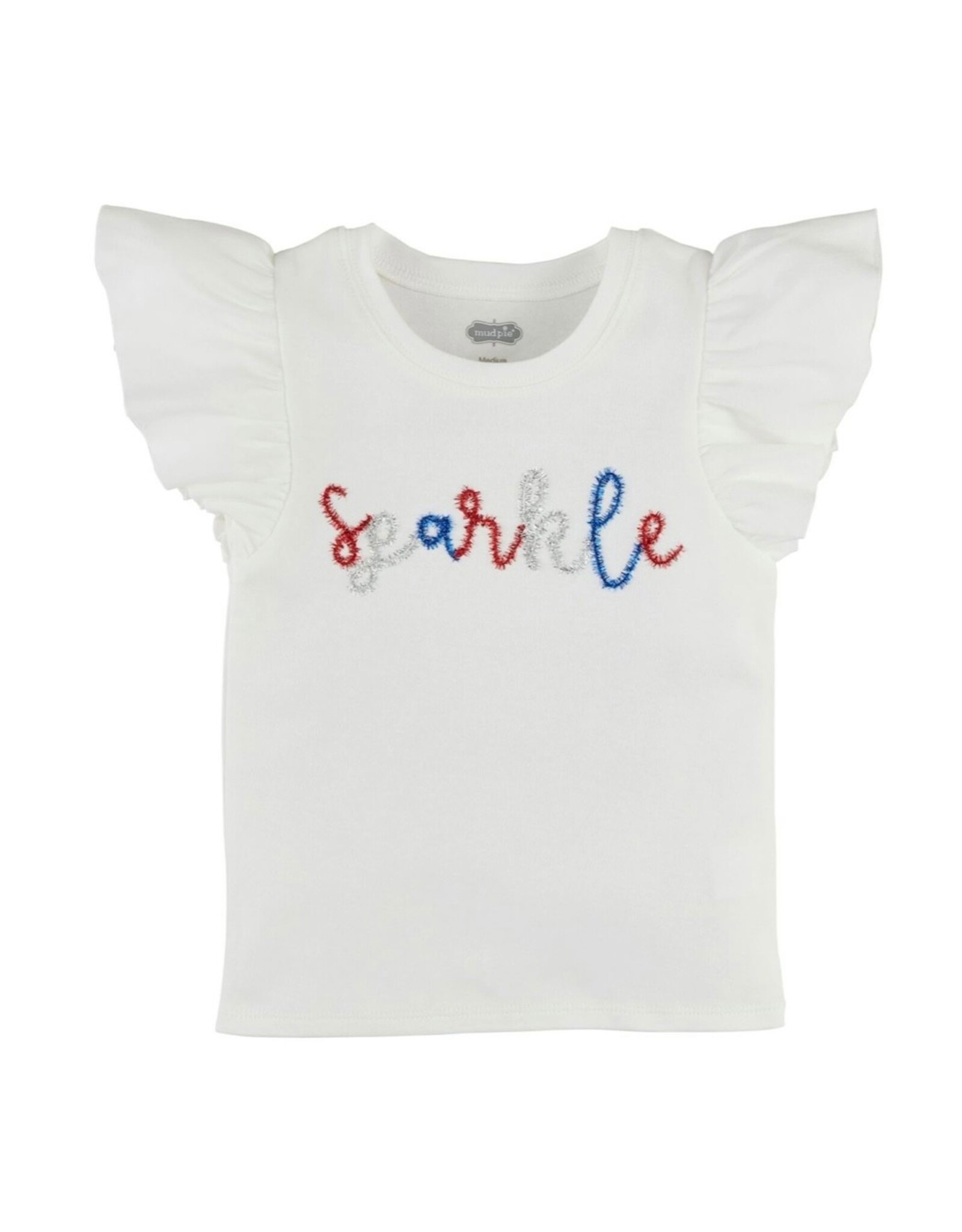 Mudpie Mud Pie- Sparkle Tinsel Shirt