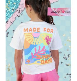 Paper Flower- Sunny Days Applique Graphic Tee
