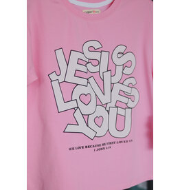 Paper Flower- Jesus Loves You Shirt