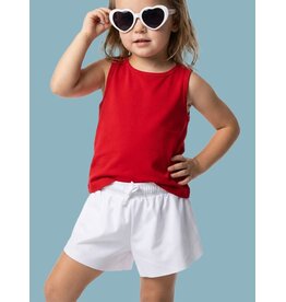 Ruffle Butts Ruffle Butts- White Active Butterfly Shorts