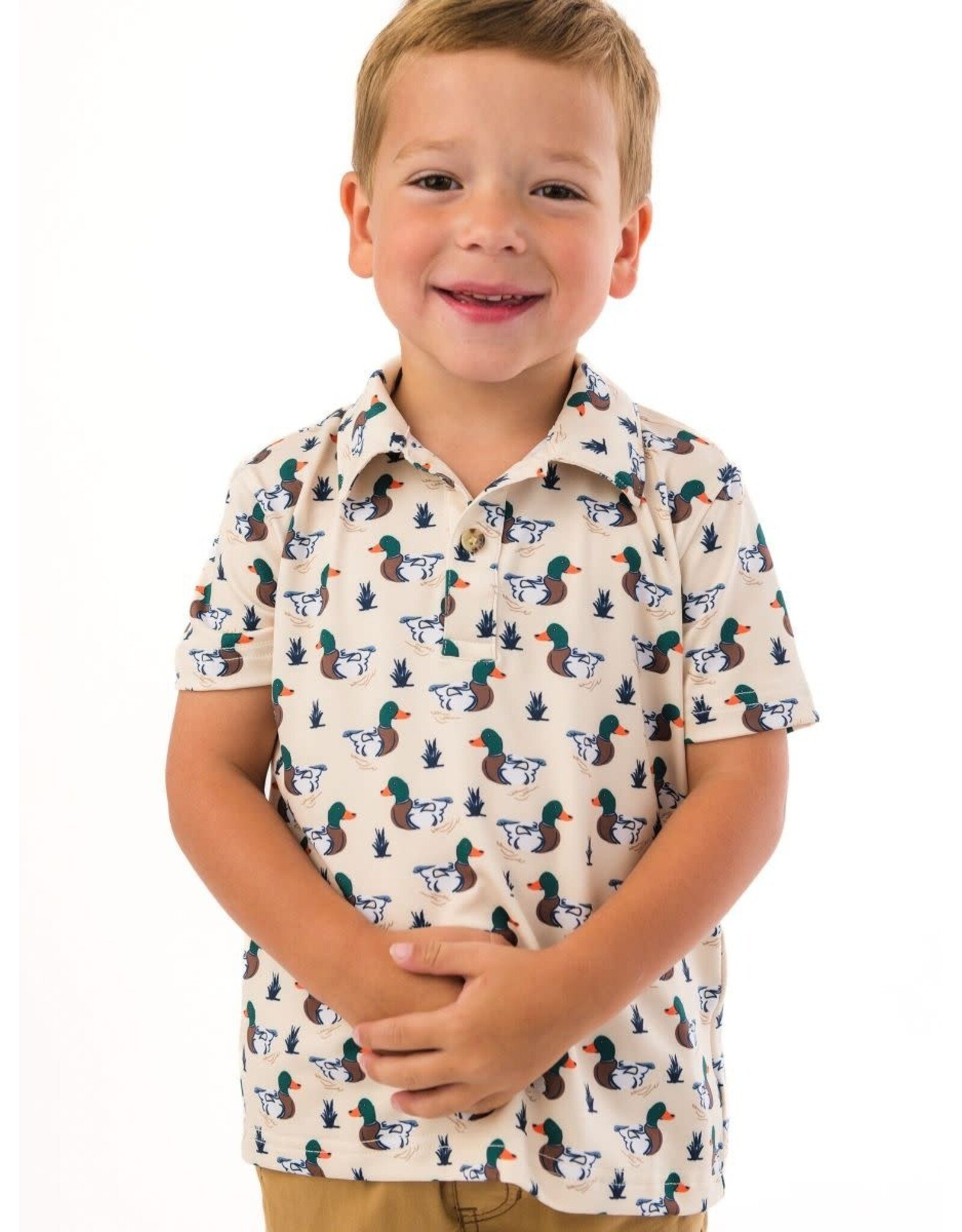 Ruffle Butts Ruffle Butts- Dapper Ducks Performance Polo