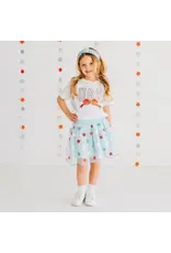 Sweet Wink Sweet Wink- USA Stars & Bow Patch S/S Shirt