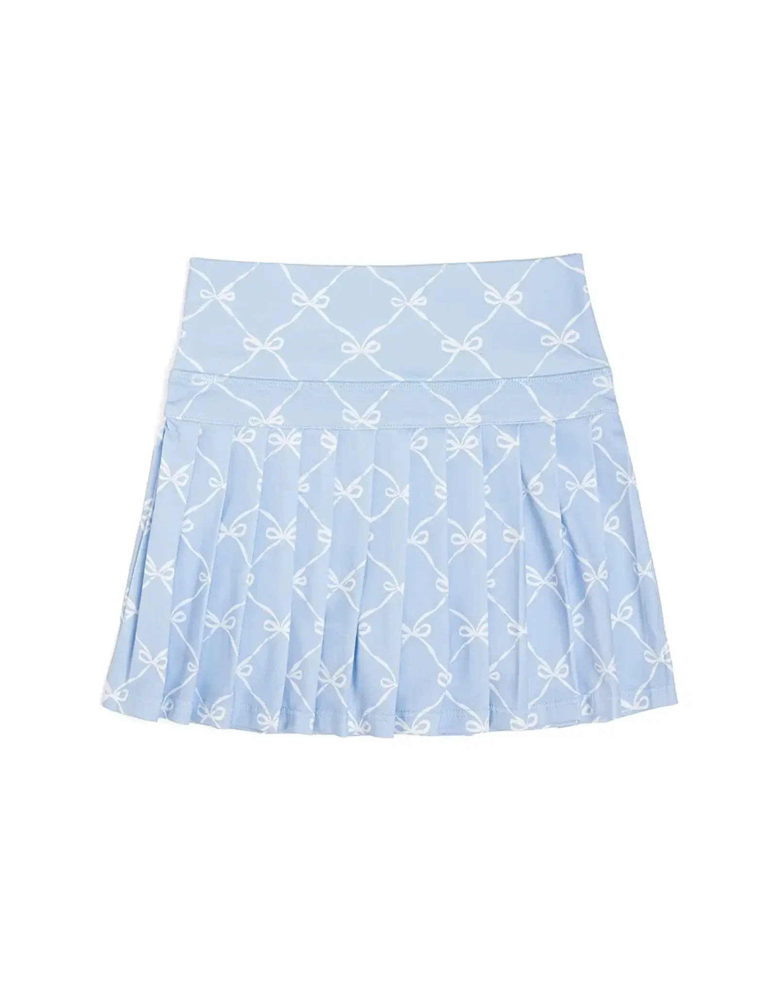Sweet Wink- Powder Blue Trellis Athletic Skort