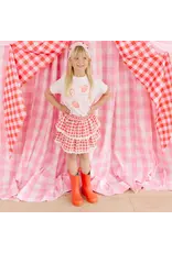 Sweet Wink- Red Gingham Skort