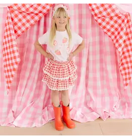 Sweet Wink Sweet Wink- Red Gingham Skort