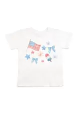 Sweet Wink- Patriotic Watercolor S/S Shirt