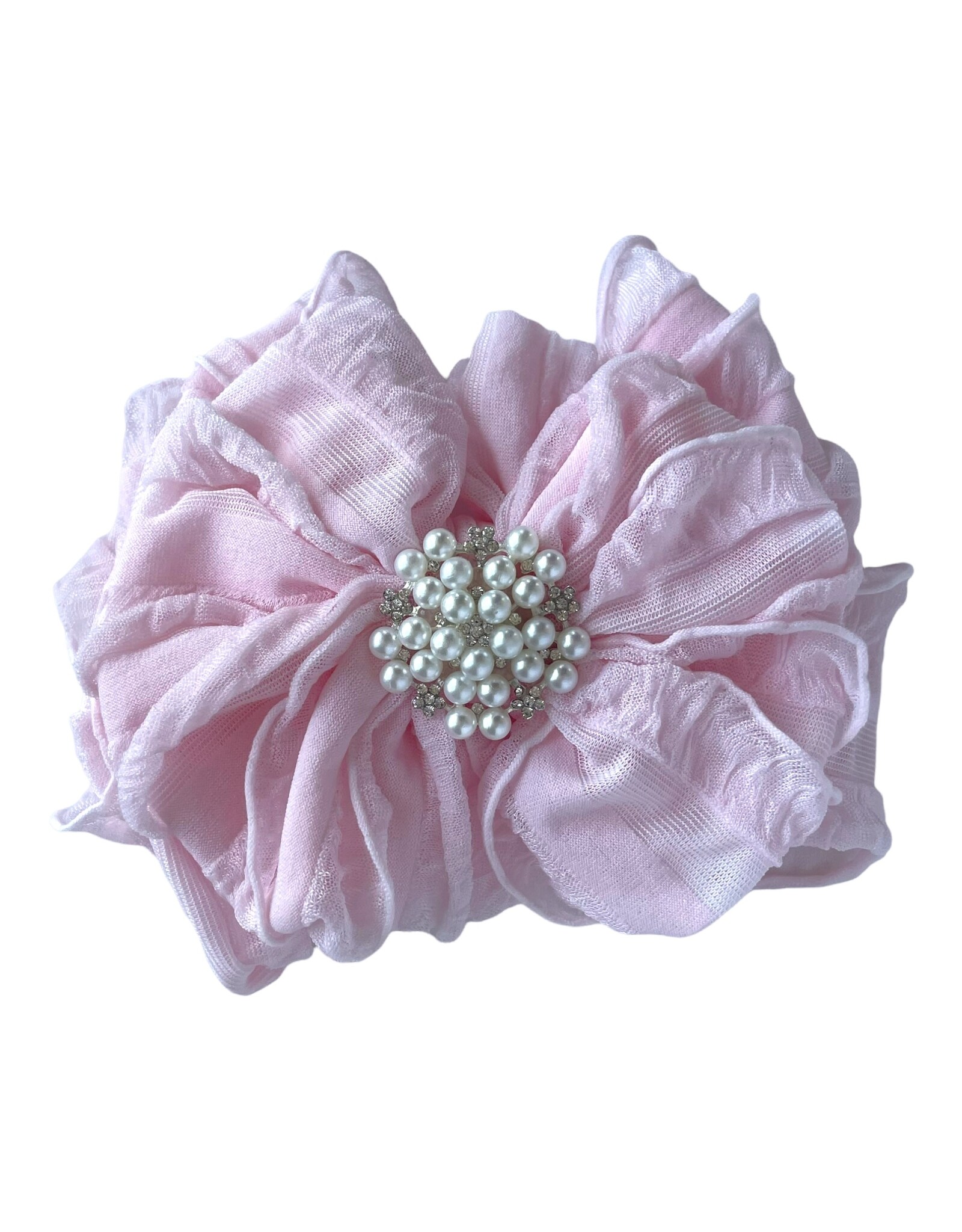 In Awe- Perfect Pink Headband with Pearl