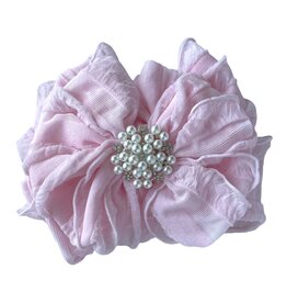 In Awe- Perfect Pink Headband with Pearl