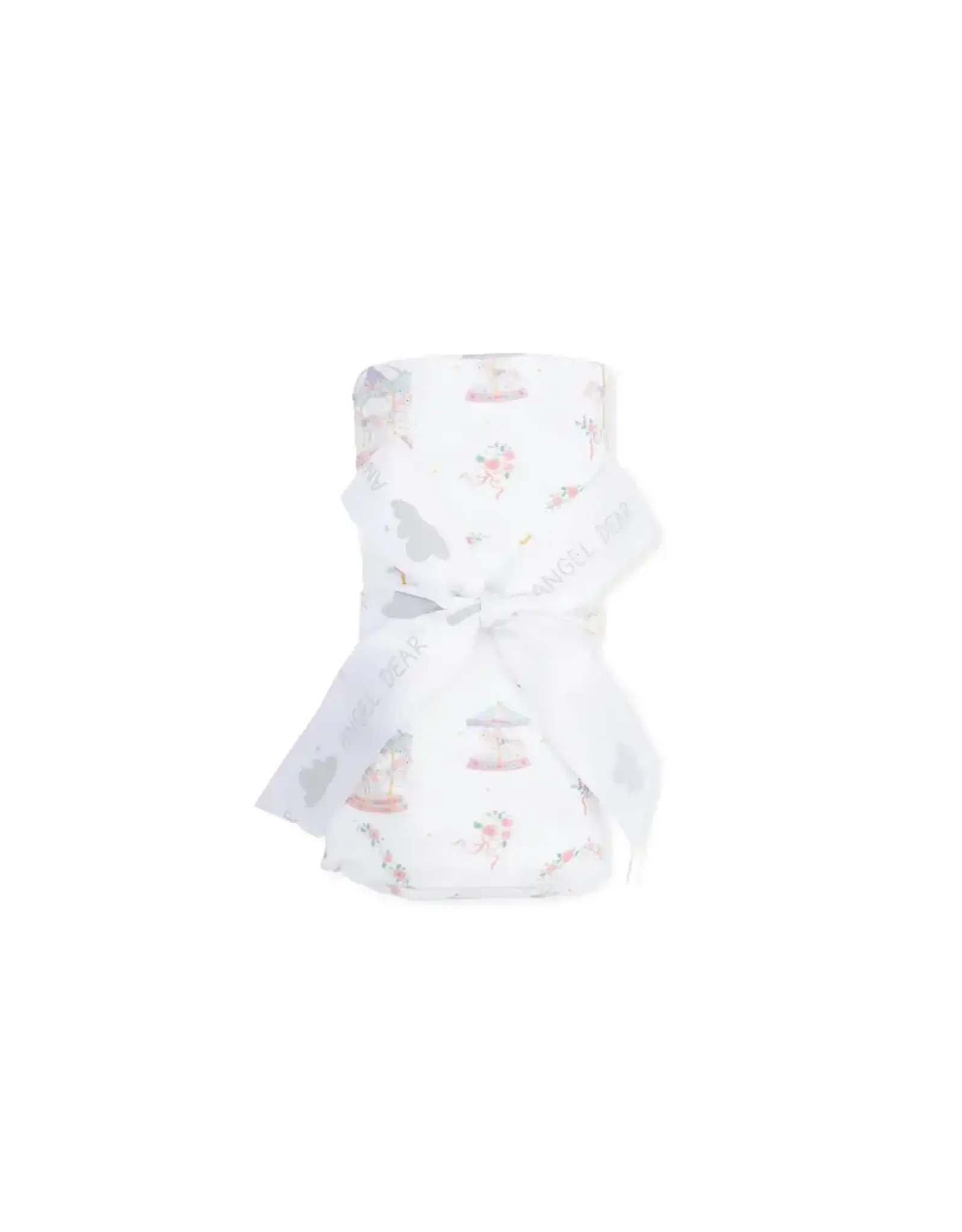 Angel Dear Angel Dear- Carousel w/ Bows Swaddle Blanket