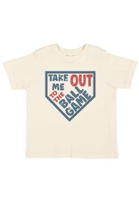 Sweet Wink Sweet Wink- Take Me Out to the Ballgame Natural TShirt