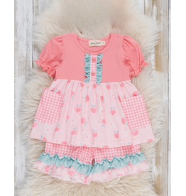 Peachy Dreams Ruffle Set