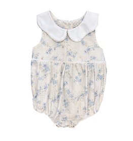 Sweet Dreams- Cream Sheer Floral Lace w/White Scallop Collar Bubble