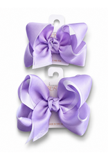 Beyond Creations Beyond Creations- Powder Orchid Organza Layered Bow: