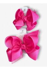 Beyond Creations Beyond Creations- Hot Pink Organza Layered Bow: