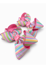 Beyond Creations Beyond Creations- Pink Stripe Pastel Layered Bow