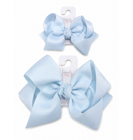 Beyond Creations Beyond Creations- Baby Blue Grosgrain Knot Bow