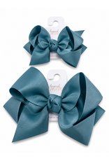 Beyond Creations Beyond Creations- Nile Blue Grosgrain Knot Bow