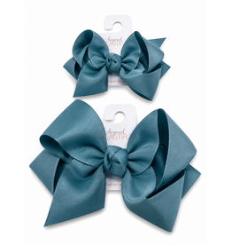 Beyond Creations Beyond Creations- Nile Blue Grosgrain Knot Bow