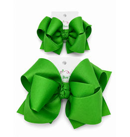One Stop Bow Shop OS- Neon Green Stacked Grosgrain Bow