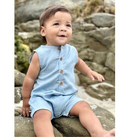 Me & Henry Me & Henry- Cabin Chambray Playsuit