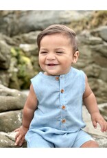 Me & Henry Me & Henry- Cabin Chambray Playsuit
