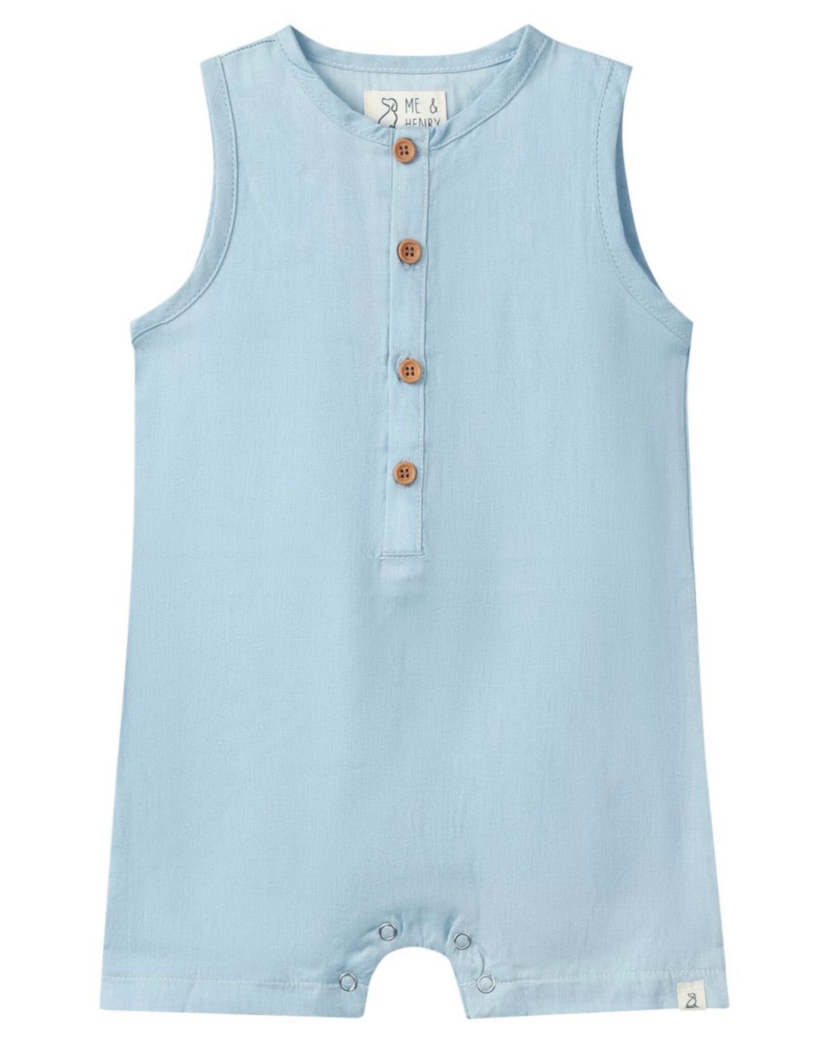 Me & Henry Me & Henry- Cabin Chambray Playsuit