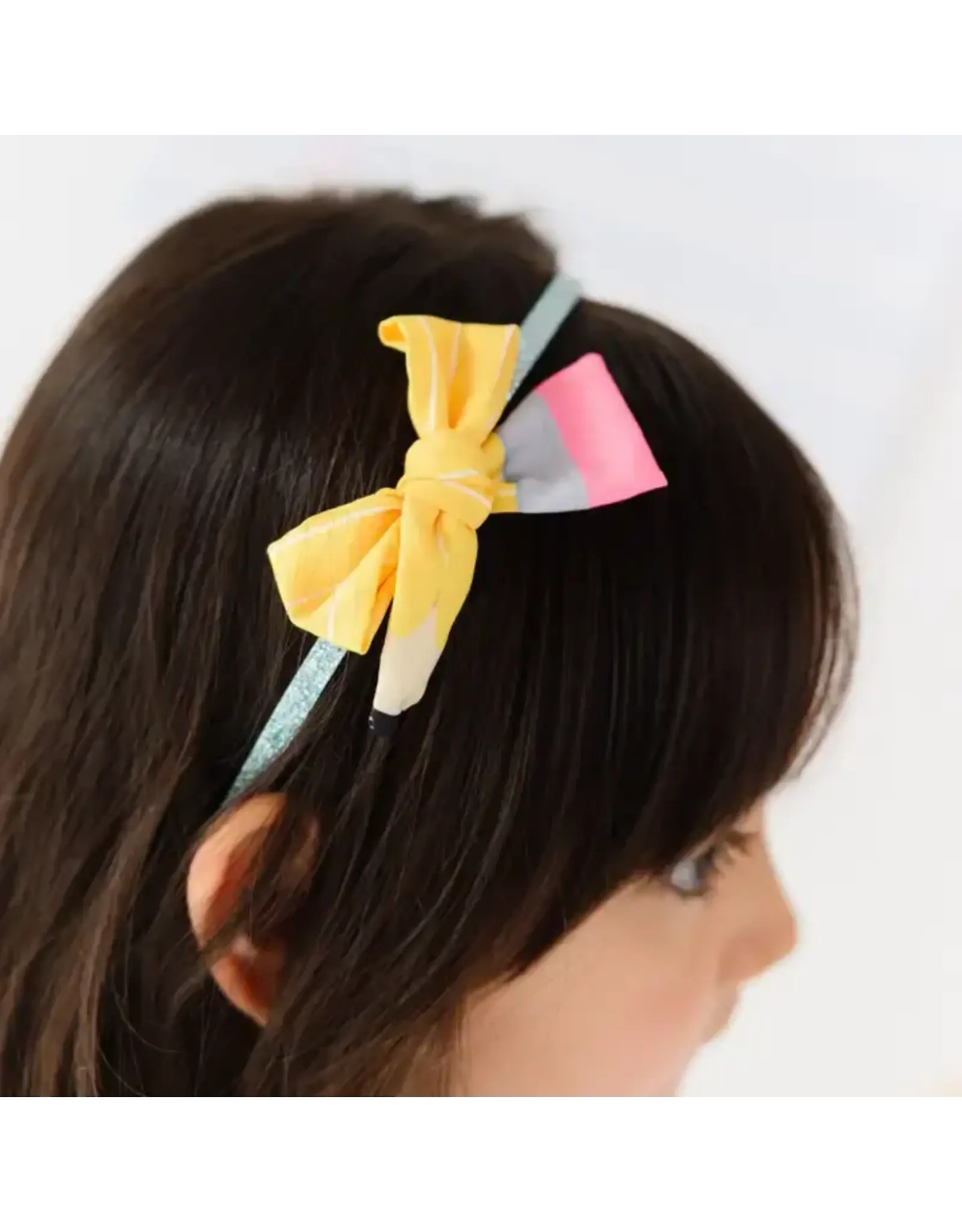 Sweet Wink Sweet Wink- School Days Pencil Bow Hard Headband