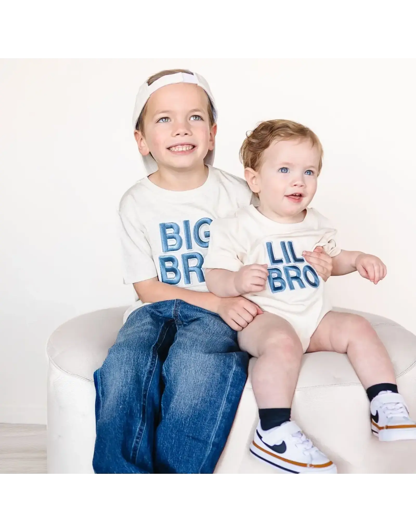 Sweet Wink Sweet Wink- Big Bro Patch S/S Natural TShirt