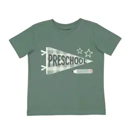 Sweet Wink Sweet Wink- Preschool Pennant S/S Shirt: Hunter Green
