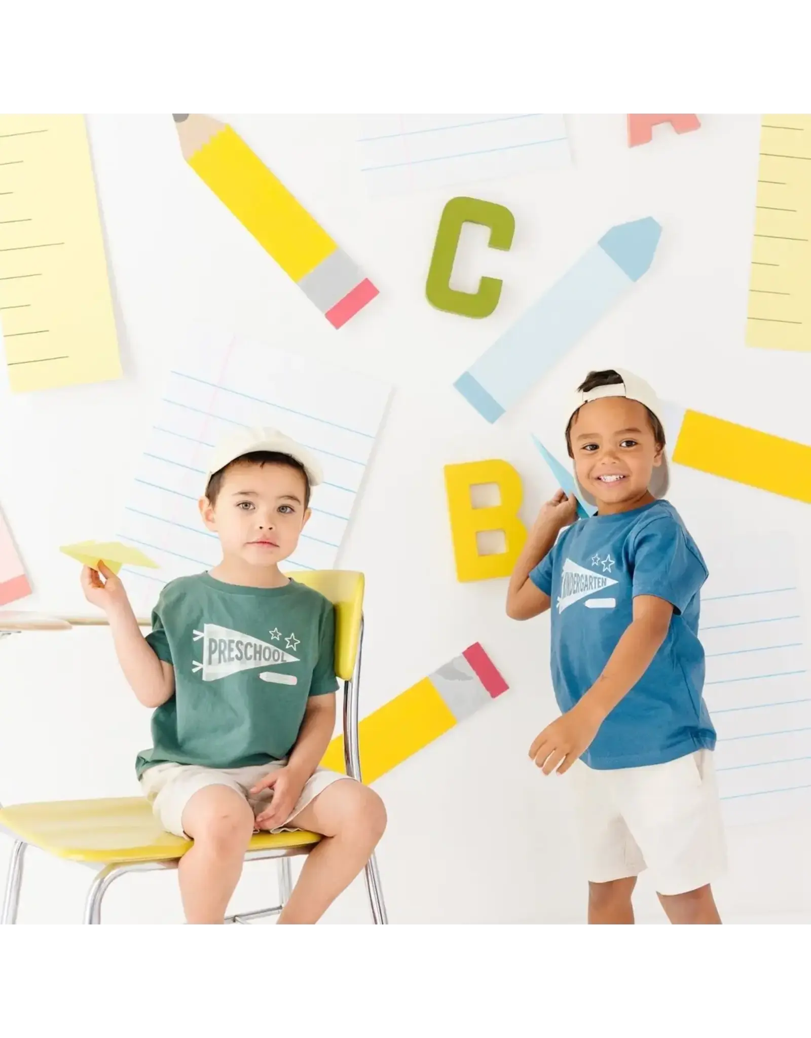 Sweet Wink Sweet Wink- Preschool Pennant S/S Shirt: Hunter Green