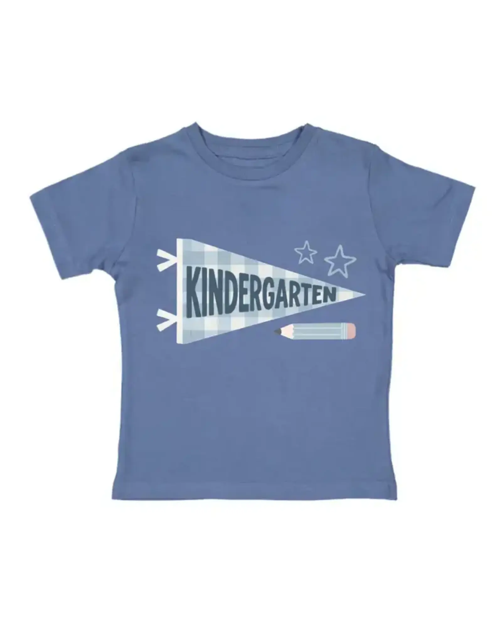 Sweet Wink Sweet Wink- Kindergarten Pennant S/S Shirt: Indigo
