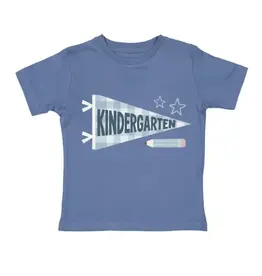 Sweet Wink Sweet Wink- Kindergarten Pennant S/S Shirt: Indigo