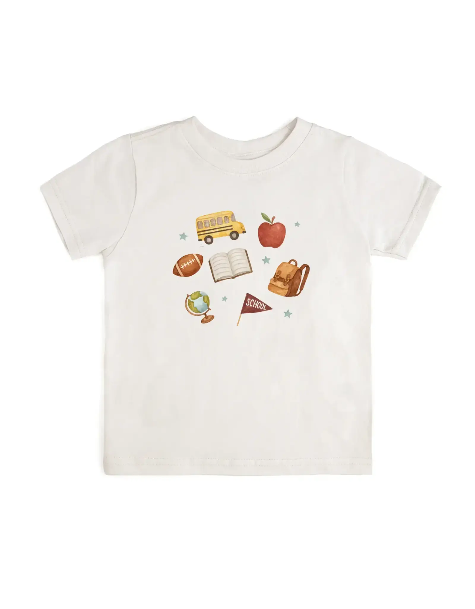 Sweet Wink Sweet Wink- School Dude S/S Shirt: Natural