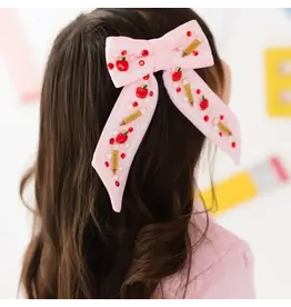 Sweet Wink Sweet Wink- Apple Gemstone Bow Clip