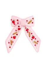 Sweet Wink Sweet Wink- Apple Gemstone Bow Clip