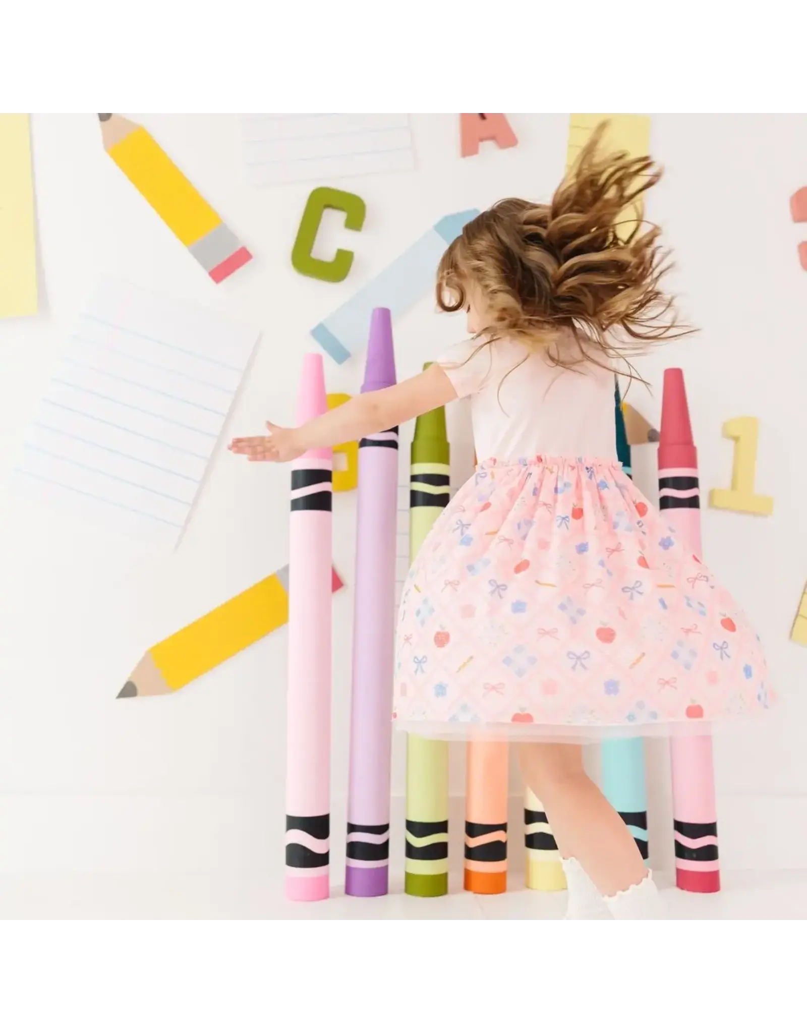 Sweet Wink Sweet Wink- Back 2 School Trellis S/S Tutu Dress