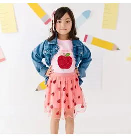 Sweet Wink Sweet Wink- Apple Sequin Scalloped Tutu Skirt